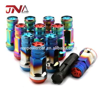 Anodized Titanium Wheel Lug Bolts For Car Parts